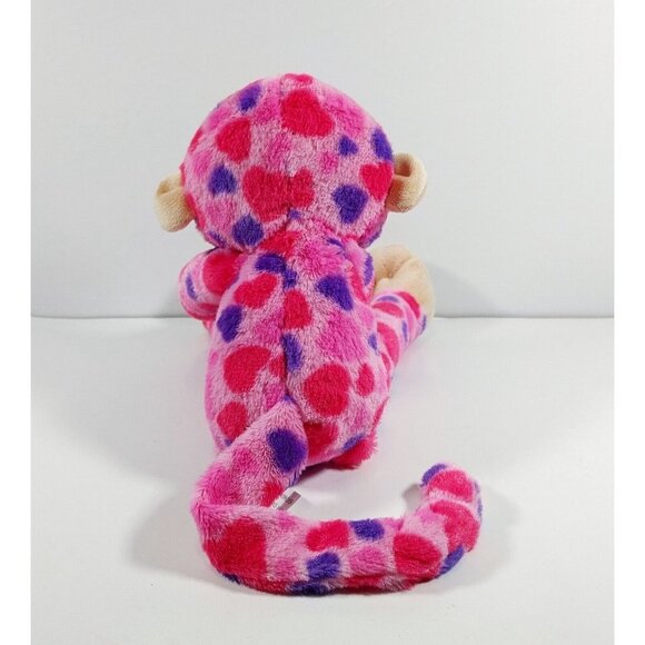 Ganz Heart Hanging Monkey Plush 18" Pink Purple Very Rare! Valentines HV9174 - Picture 4 of 5